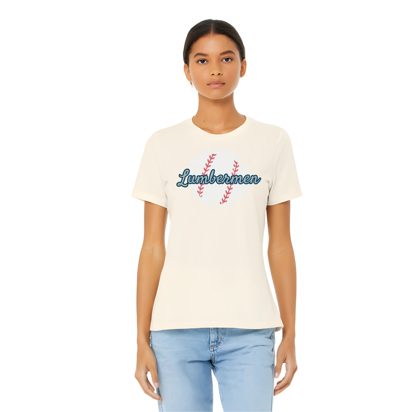 Ladies Lumbermen Vintage Ball Tee
