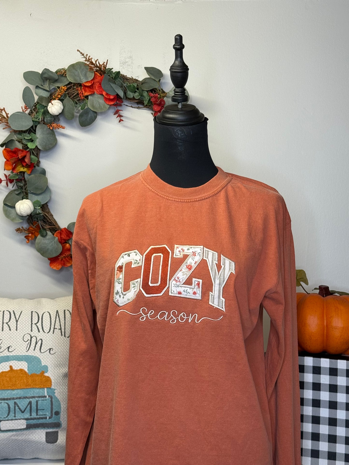 Cozy Season Embroidered Shirts