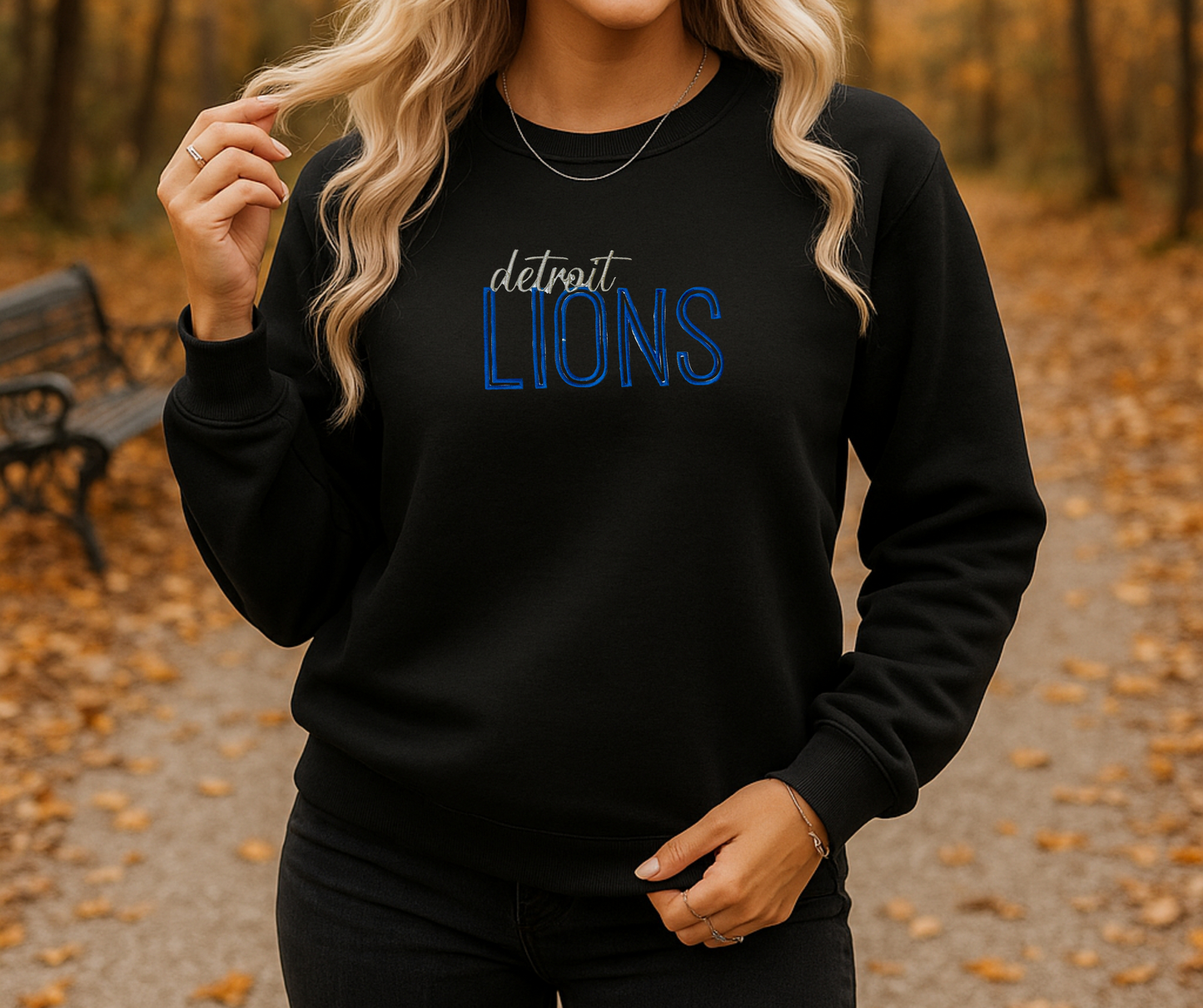 Embroidered Lions