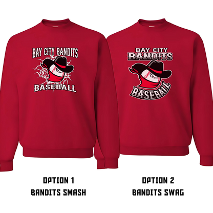 Bandit Baseball Crewnecks