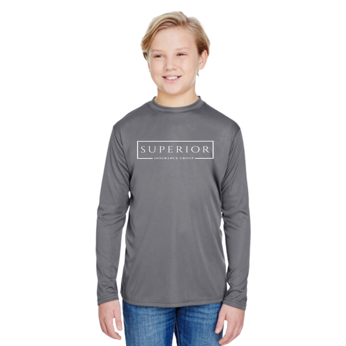 Youth Superior Long Sleeve Cooling Tee