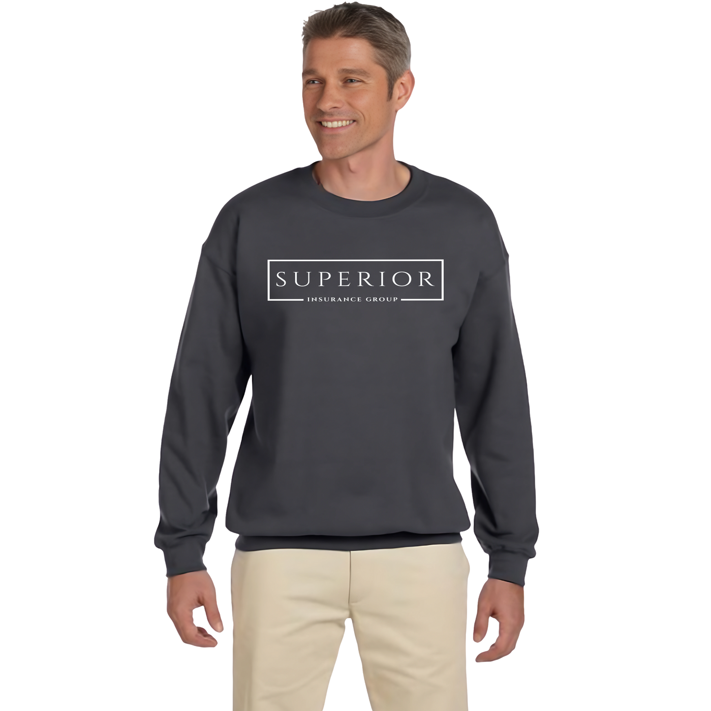 Adult Superior Cotton Crew Neck Sweatshirt