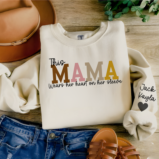 This Mama Wears her <3 on her sleeve
