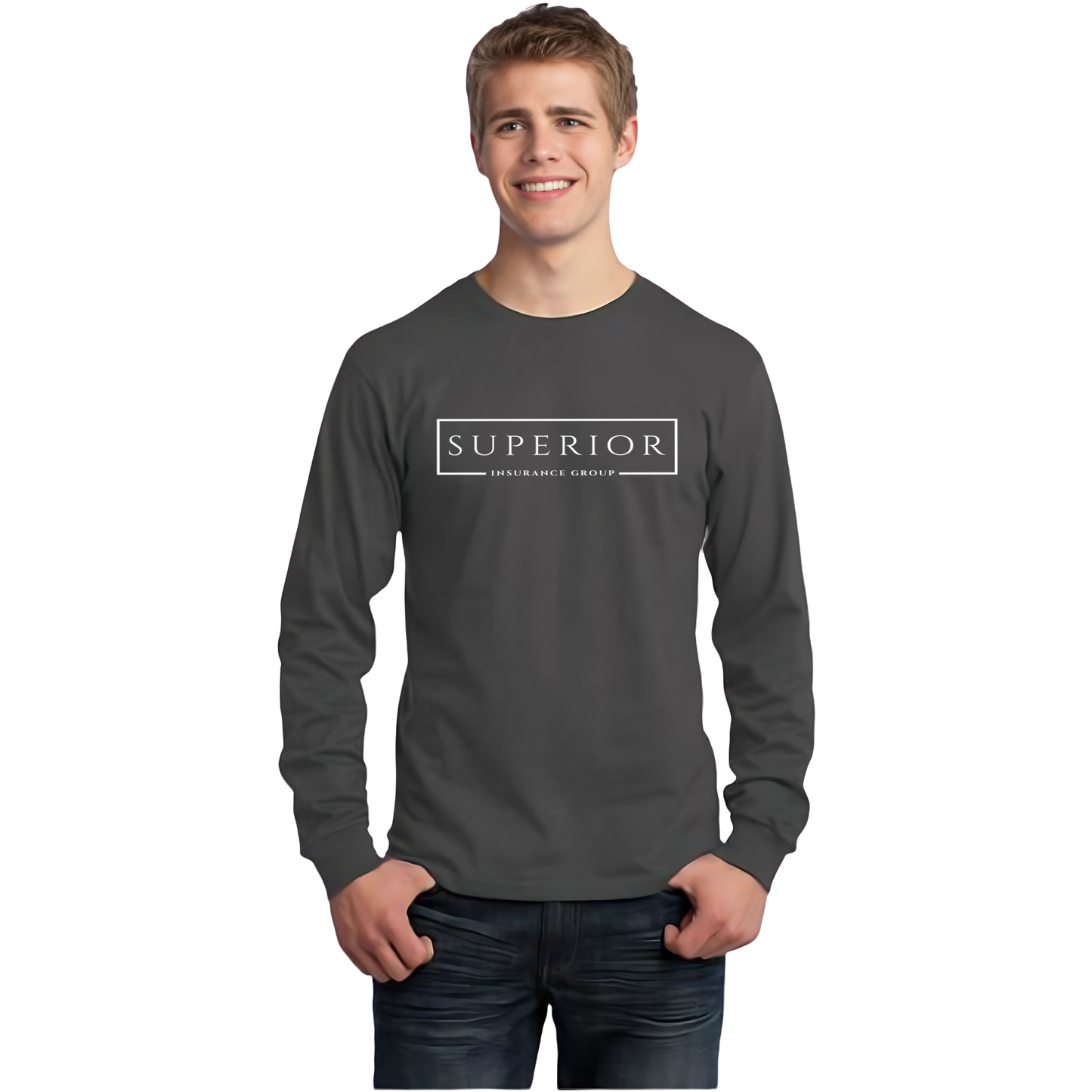 Adult Superior Long Sleeve Cotton Tee